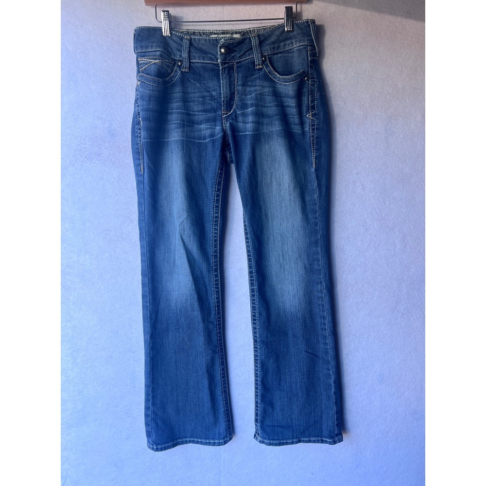 Ariat REAL Denim Mid Rise Bootcut Jeans Medium Wash 30S
